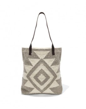 Jute Embellished Woven Tote